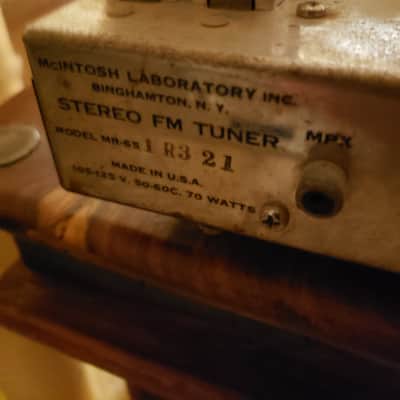 Rare early Model McIntosh MR-65 Tube Tuner, 1960 , Superb Function, $699 shipped! image 8