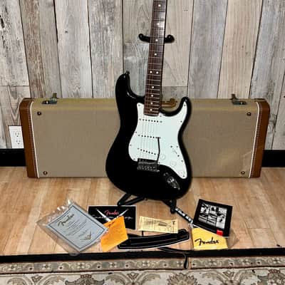 Excellent 2003 Fender Custom Shop Custom Classic Stratocaster, Black with Rosewood Fingerboard & Birdseye Maple Neck, COA, Hang Tags & OHSC, Very Nice Package it will Ship Fast ! image 20