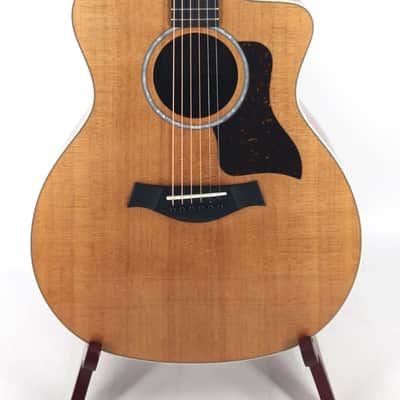 Taylor 214CE-K-DLX  Grand Auditorium Cutaway-Koa/Rigid Soft Case Serial#: 2203055394 image 5