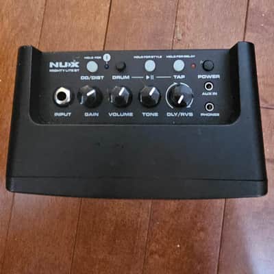 NuX Mighty Lite BT 3-Watt Desktop Bluetooth Guitar Combo 2020s - Black image 2