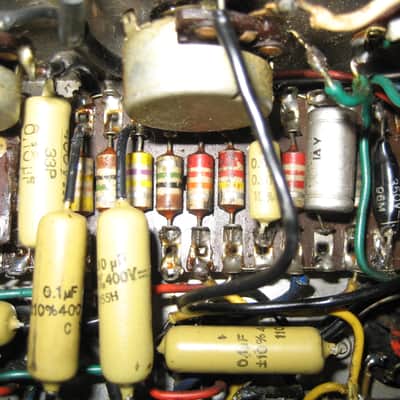 Vox AC-30/4 2-Channel 30-Watt 2x12" Guitar Combo 1960 - 1961 - Fawn image 10