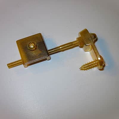 Pickguard ES-335 Style Support Thinline Bracket kit for Archtop/Mandolin ES-335 bracket Gold with mounting hardware image 2