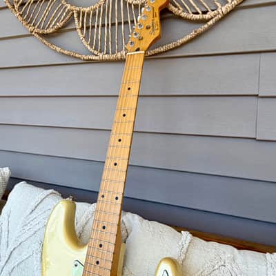 1989 Squier II Stratocaster MIK E9 | Proper Passive™ Electronics | Vintage White | Boutique image 8