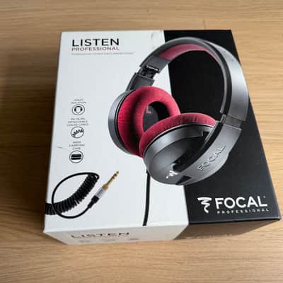 Focal Listen Professional Closed Back Headphones - 32 Ohms 2018 - Present - Black / Red image 4