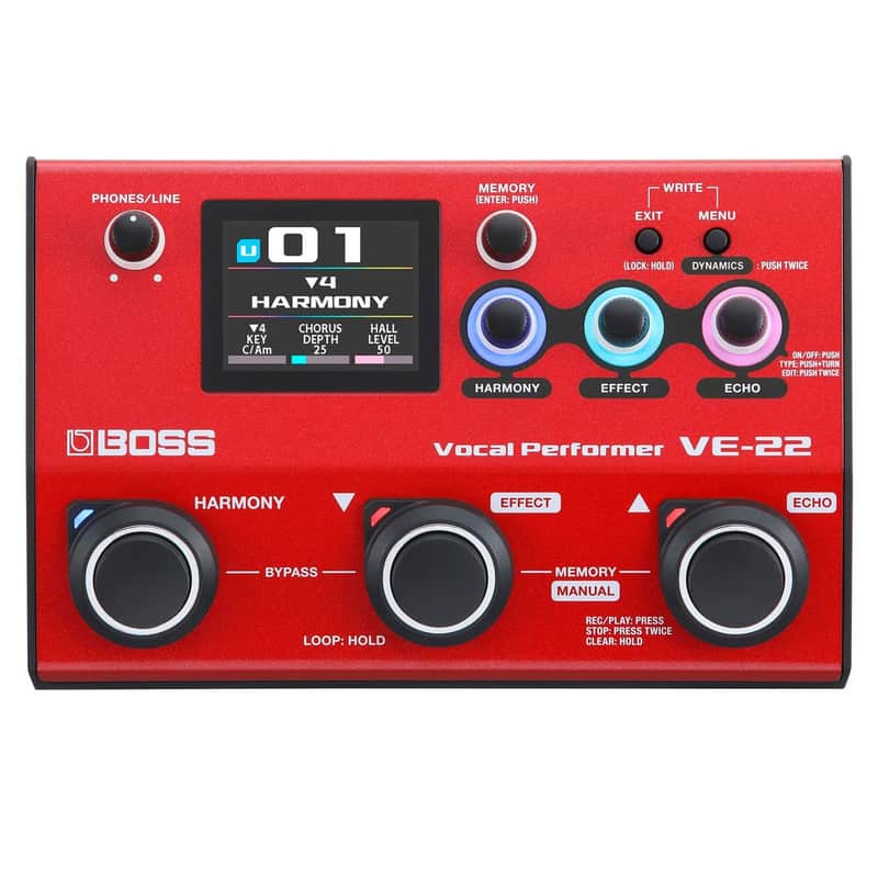 Boss VE-22 Vocal Performer Pedal image 1