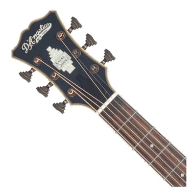D'Angelico Excel Gramercy Grand Auditorium A/E Guitar - Mahogany Burst Open Box image 4