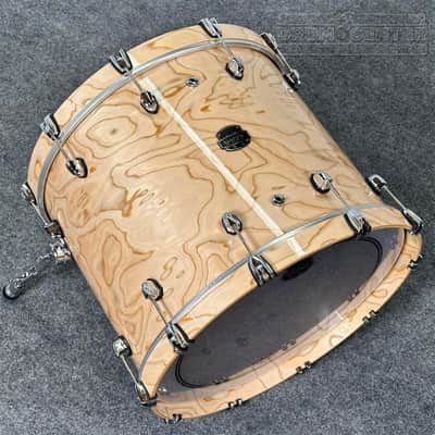 Mapex Saturn VI Rock 4pc Drum Set 22/10/12/16 Exotic Natural Burl image 5
