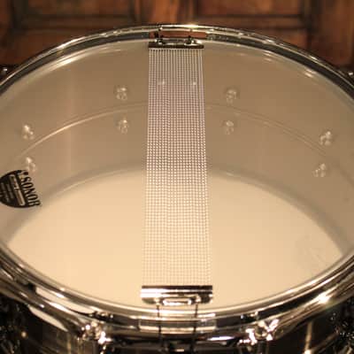 Sonor Kompressor 14x6.5 Black Nickel Plated Brass Snare Drum - New! image 6