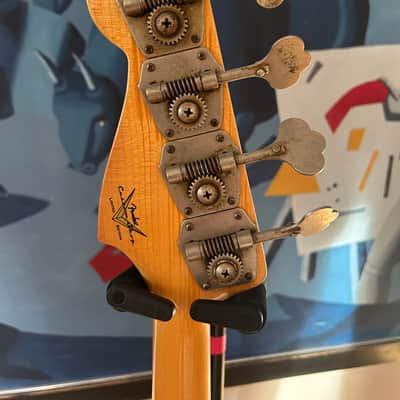 Fender Jazz Bass 64’ Custom Shop Limited Edition - Shoreline gold image 6