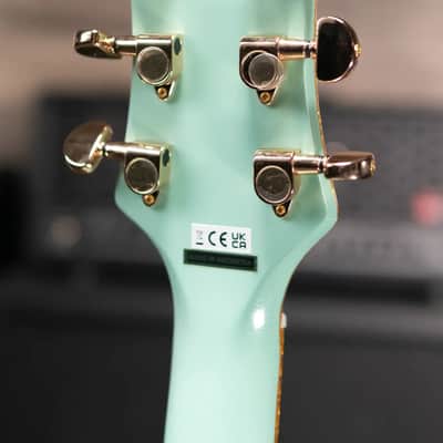Gretsch G5021E Rancher Penguin Parlor Acoustic/Electric Guitar - Mint Metallic image 7
