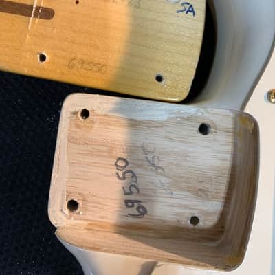 Fender Vintage Custom Shop 1957 Reissue Stratocaster TCP Time Capsule 2023 Aged White Blonde w/ OHSC image 21