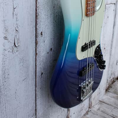 Fender Player Plus Jazz Bass 4 String Electric Bass Guitar Belair Blue w Gig Bag image 9