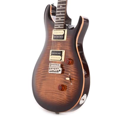Paul Reed Smith SE Custom 24 Electric Guitar Black Gold Sunburst image 8