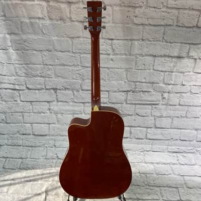 New York Pro NY-977C Acoustic Guitar with cutaway - 3-Color Sunburst image 4