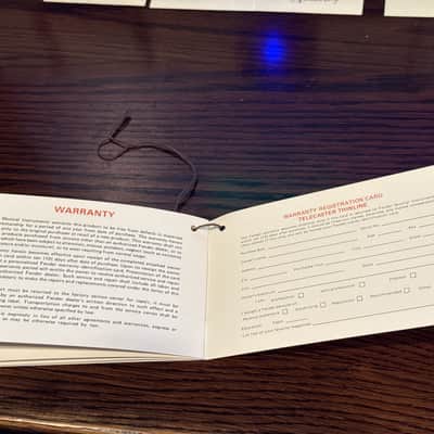 Fender Telecaster Thinline 1972 Owners Manual Hang Tag image 8