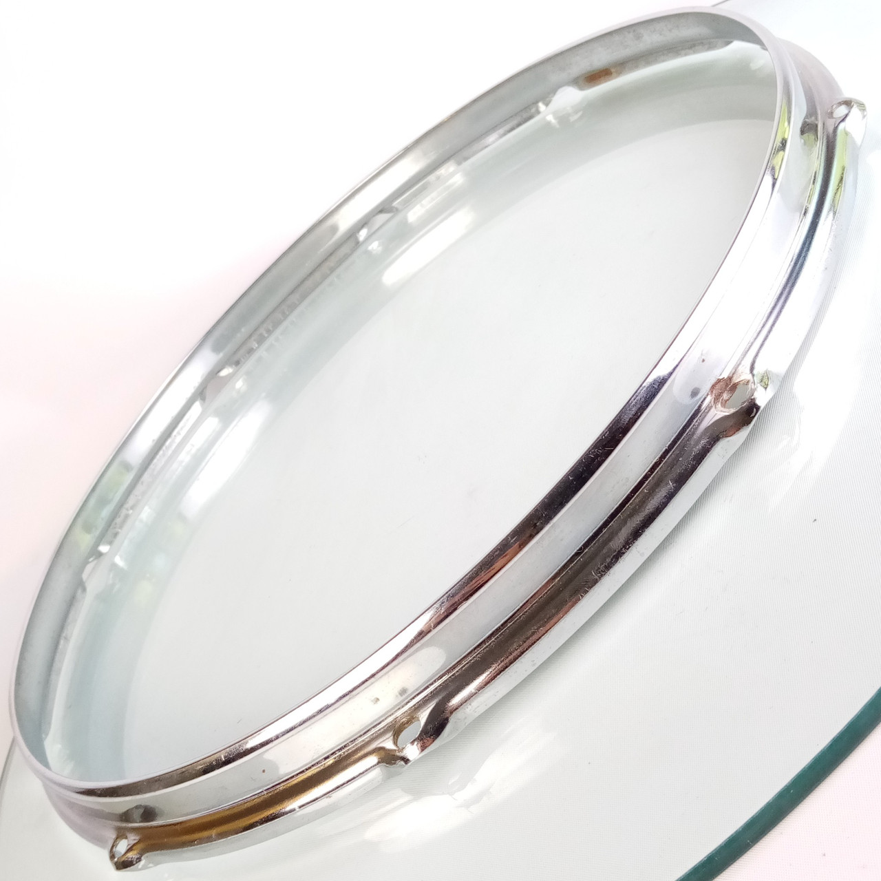 Slingerland 15"10-Lug TDR-100 Snare Drum Batter Rim/Hoop Stick-Saver Vintage 70s — main photograph
