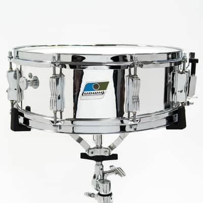 Ludwig L-600 S/L Series 5x14" Chrome Over Wood Snare 1980s