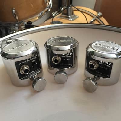 Roland (1) RT-5S & (2) RT-3T Acoustic Drum Trigger Set image 1