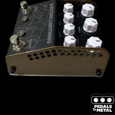 ThorpyFX Electric Lightning Chris Buck Signature Overdrive 2024 - Present - Black / Brown - X17669 image 5