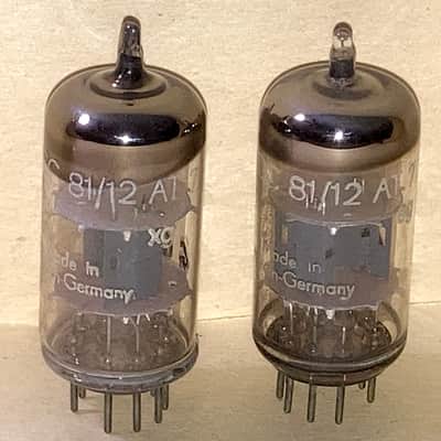 Telefunken 12AT7 ECC81 Tubes, Matched Pair, Tested image 2