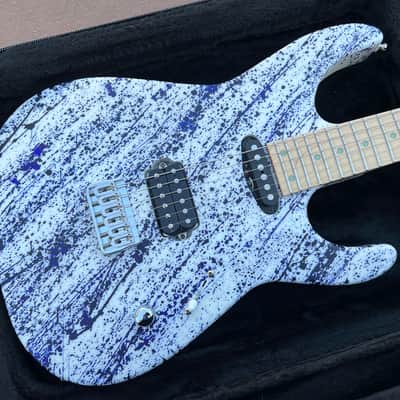 Warmoth Soloist / Dinky Charvel Jackson style 2020 Splatter image 2