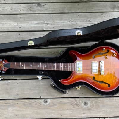 PRS Hollowbody II 2007 - Dark Cherry Sunburst image 8