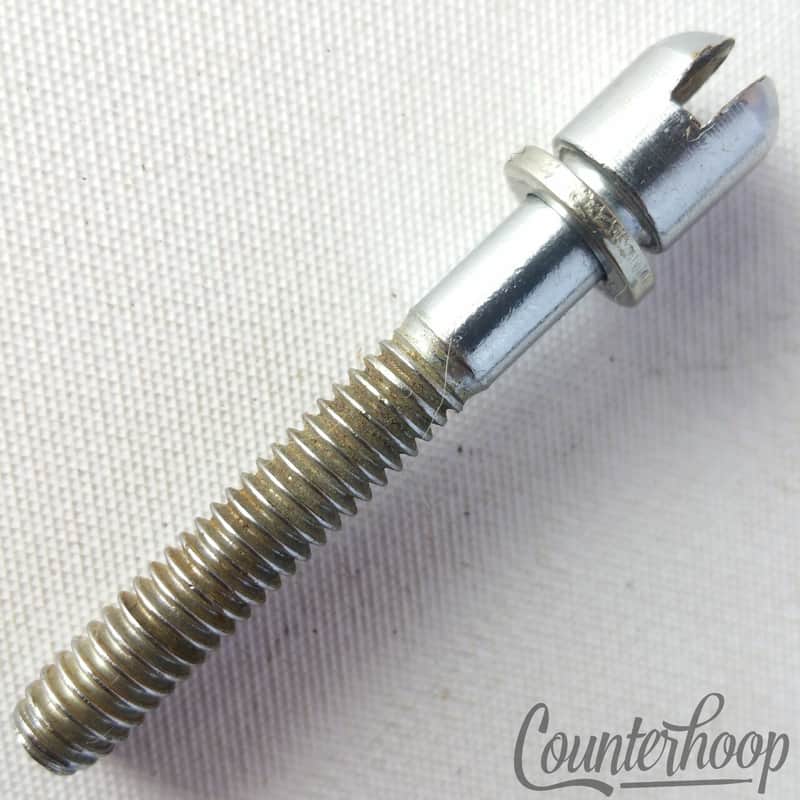 Ajax 1 1/2" Slotted Tension T-Rod Tensioner Snare/Tom Drum Chrome Vintage UK 60s image 1
