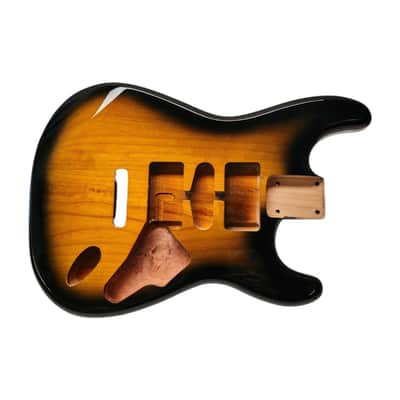 Sunburst (two tone) Nitro Stratocaster body HSH image 2