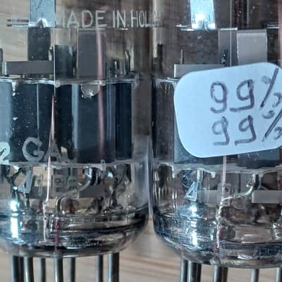 Awesome 1963 NOS PHILIPS AMPEREX ecc88 6DJ8 Heerlen with same code.Great tone ! Double stage getter. image 6