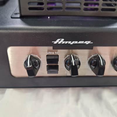 Ampeg PF-50T Portaflex 50-Watt Tube Bass Amp Head 2015 - Present - Black image 3