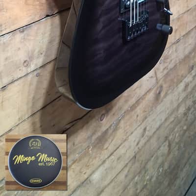 Jackson JS32Q Dinky archtop hardtail transparent black "...fantastic old fashion customer service!" image 6