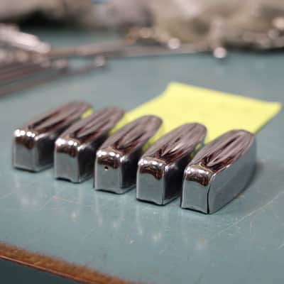 Vintage Rogers Bread & Butter Tab Lug, Single Tension For Toms 3916R, 5-Pack Set B image 2