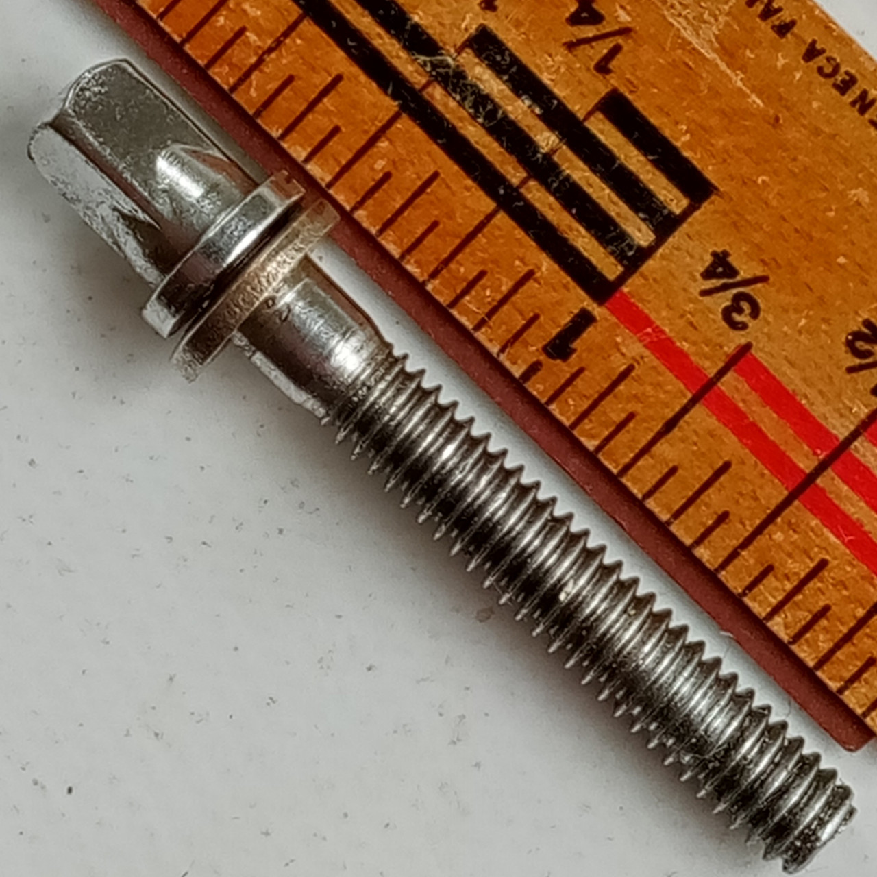 Rogers 1+1.5"T-Rod Snare/Tom Drum Chrome Plating Vintage 60s Powertone Tensioner — main photograph