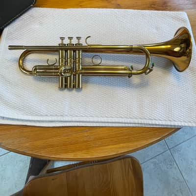Selmer Paris Trumpet B700 1977 - Rose Brass, yellow Brass, nickel silver image 2