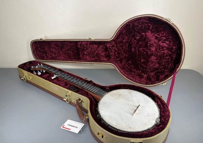 Slingerland Open-Back Five-String Banjo With Hard Case, Sounds Great image 1