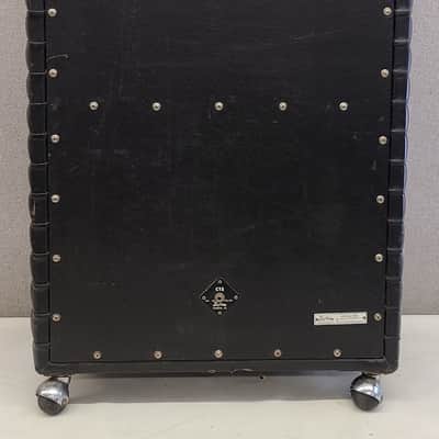 Vintage Kustom Tuck N Roll 2X15" Black Bass Guitar Cabinet Original Speakers image 4