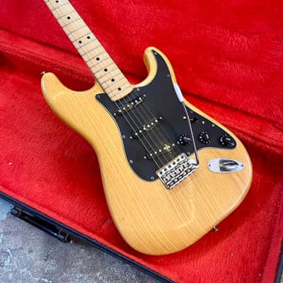 Fender Stratocaster 1975 - Natural original vintage USA maple strat image 2
