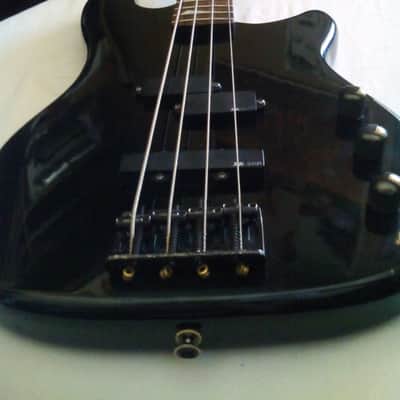 Ultra Rare 1987 Vintage Ovation Celebrity BC-2 Solid Body Bass Guitar (Black) With RR Gig Bag image 8