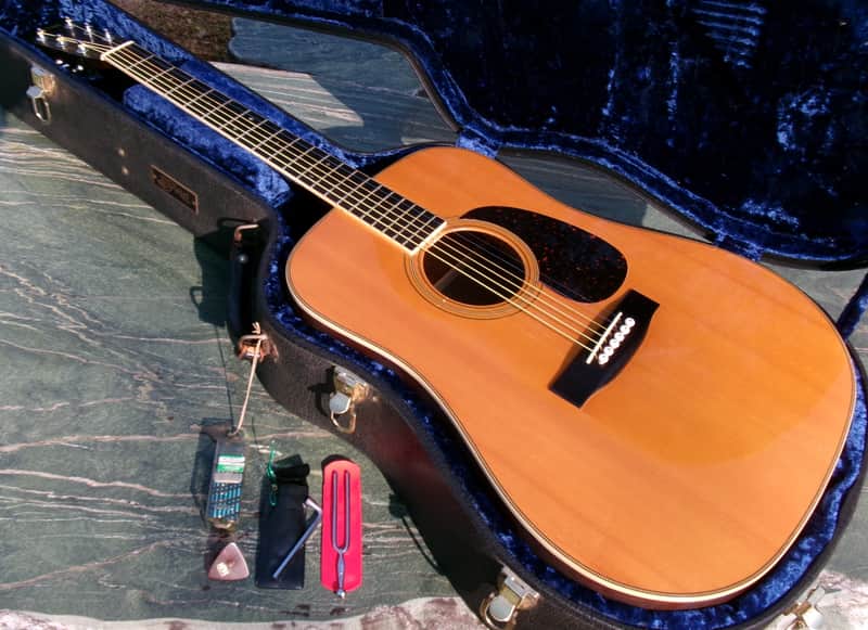 Sada Yairi YD404 Old Martin Replica  Japan Vintage Guitar 1978 Natural+ Original Hard Case image 1