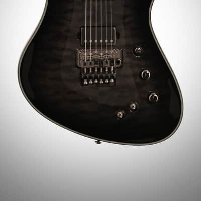 Schecter Hellraiser Hybrid Avenger FR-S Electric Guitar Black Burst w Sustainiac FREE CASE! image 3
