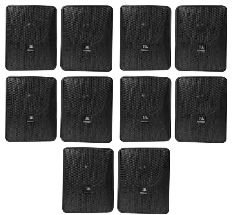 10) JBL Control 25-1 5.25" 30w 70v Wall-Mount Commercial Restaurant/Bar Speakers image 1