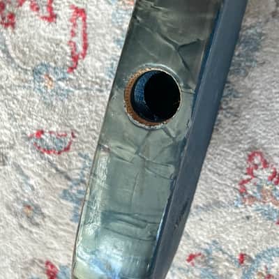 1951 Fender Champion lap steel guitar body blue image 8