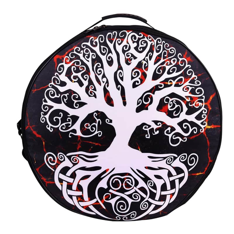 Shamanic Drums Bag, Bodhran Drum Bag, Handmade Frame Drum Bag, Hand Drum Protection (18 Inches X 3 Inches) image 1