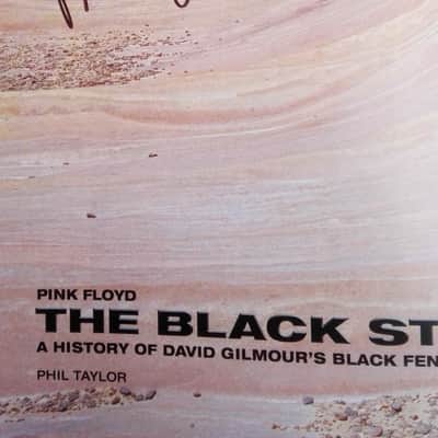 Pink Floyd The Black Strat signed by Phil Taylor History of David Gilmour Fender Stratocaster 1st Ed image 4