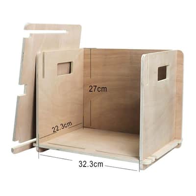 Wooden Vinyl Disc LP Record Storage Box image 5