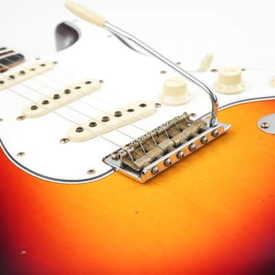 Fender Custom Shop '65 Stratocaster 3 Color Chocolate Sunburst Journeyman Relic image 7