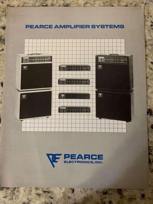 Pearce Amp Catalog 1987 G1A G1B G1C A1 BC1 image 1