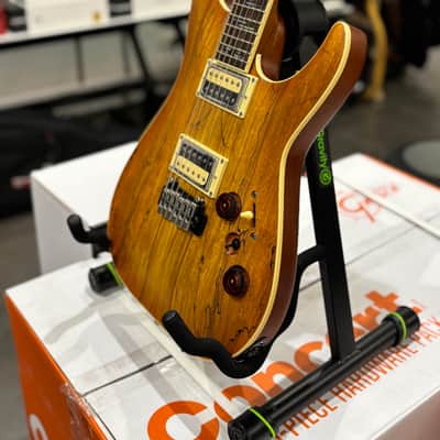 Schecter C-1 Exotic Spalted Maple 2020 - Present - Satin Natural Vintage Burst image 4