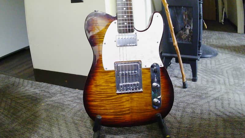 Michael Kelly 53DB with Rosewood Fretboard Dark Tiger Eye Locking Tuners image 1