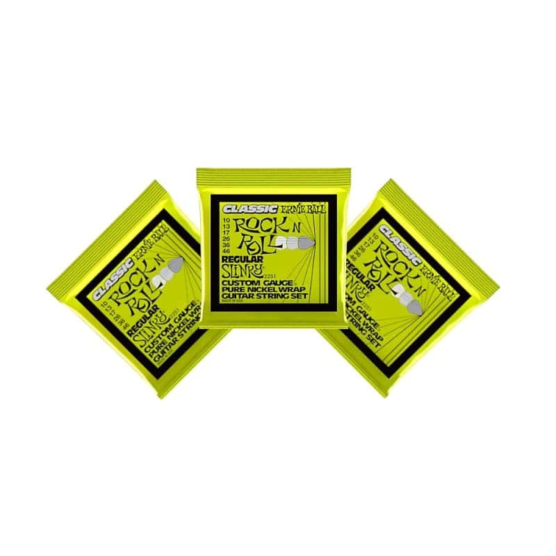 Ernie Ball Guitar Strings 3-Pack Classic Nickel Wrap Regular Slinky Electric 2251 10-46 image 1